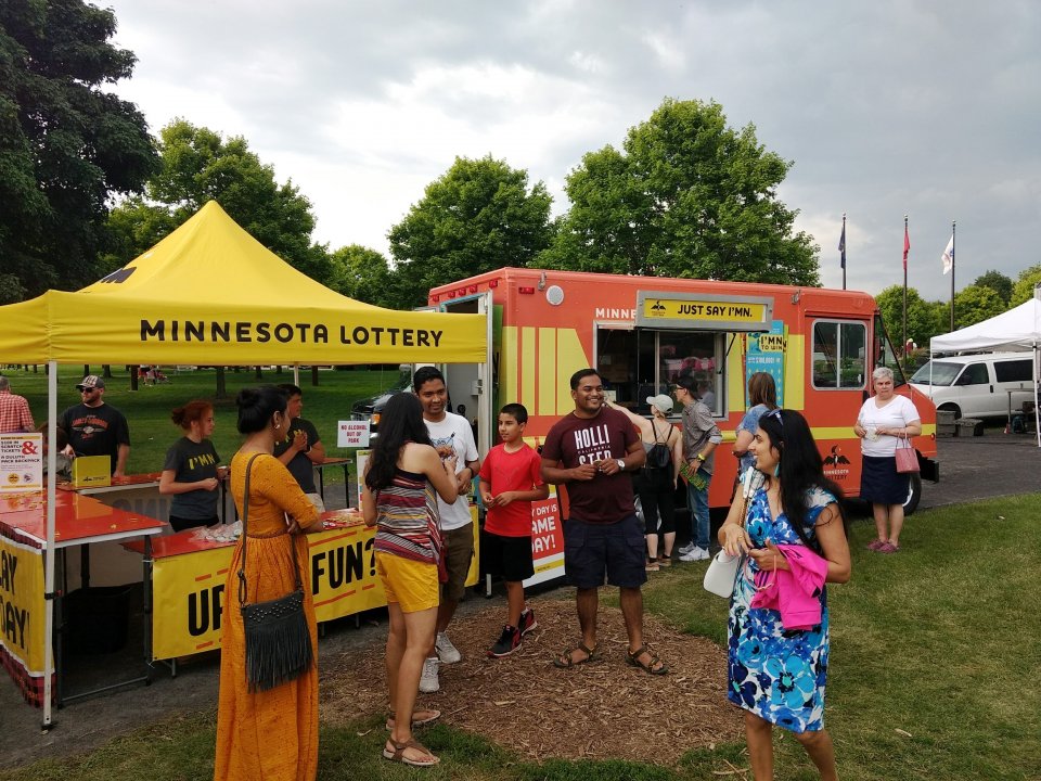 Minnesota Lottery Booth